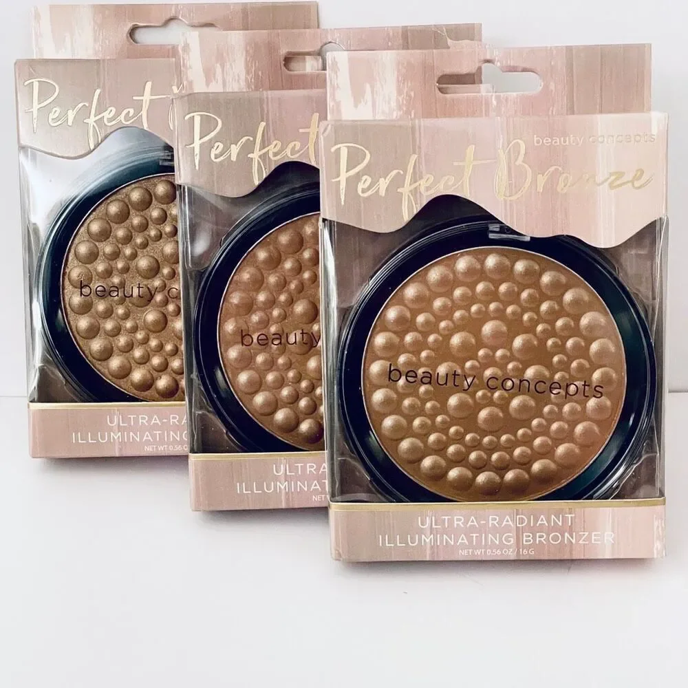 NWT 3 Beauty Concepts Ultra radiant illuminating Perfect Bronze x a Radiant Glow